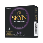 LIFESTYLES prezervatyvai SKYN ELITE, 3 vnt.