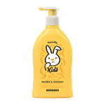 SANOSAN kūno ir plaukų prausiklis BANANA, bananų kvapo, 400 ml