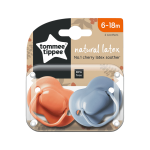 TOMMEE TIPPEE lateksiniai čiulptukai, apvalios formos, 6–18 mėn., 2 vnt.
