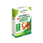 EQUILIBRA VITAMINAS C, apelsinų skonio, 30 kramtomųjų tablečių