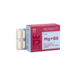 REXSAVIT LIPO MG + B6, 30 kietųjų kapsulių