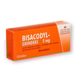 BISACODYL-GRINDEKS, Skrandyje neirios tabletės, N40