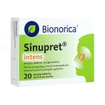 SINUPRET INTENS, 160mg, dengtos tabletės, N20