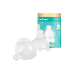 BABOO® antikolinis silikoninis žindukas, vidutinės tėkmės, 2 vnt, 3+ mėn, 2 vnt.
