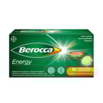 BEROCCA ENERGY, vitaminų kompleksas, 30 šnypščiųjų tablečių