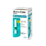 ACCU-CHEK diagnostinės juostelės ACTIVE TEST STRIPS, 25 vnt.