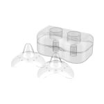 BABYONO silikoniniai antspeniai dėžutėje, M dydis, 2 vnt.