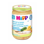 HiPP makaronų tyrė su žuvimi, brokoliais, grietinėle, nuo 8 mėn., 220 g