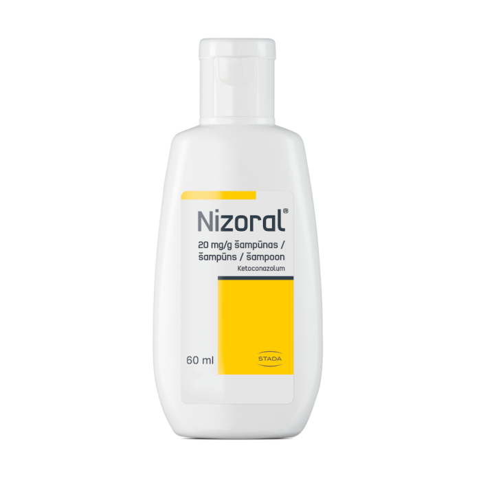 NIZORAL, 20mg/ml, 60 ml, Šampūnas, N1 | eurovaistine.lt