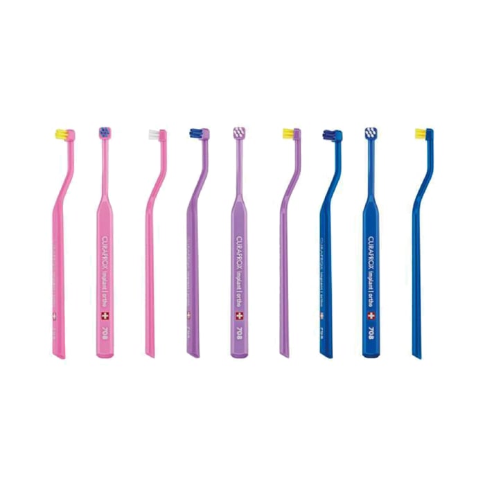 CURAPROX vieno danties šepetėlis lanksčia galvute CS 708, 1 vnt