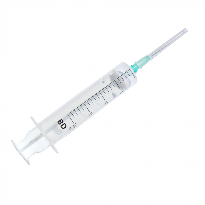 BD DISCARDIT 2 dalių švirkštas su adata, 20 ml | eurovaistine.lt