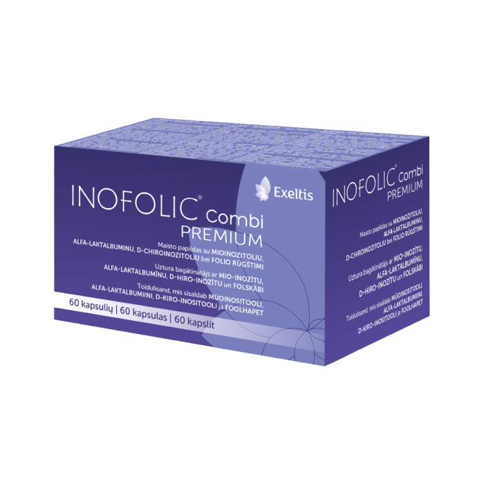 INOFOLIC COMBI PREMIUM, 60 kapsulių eurovaistine.lt