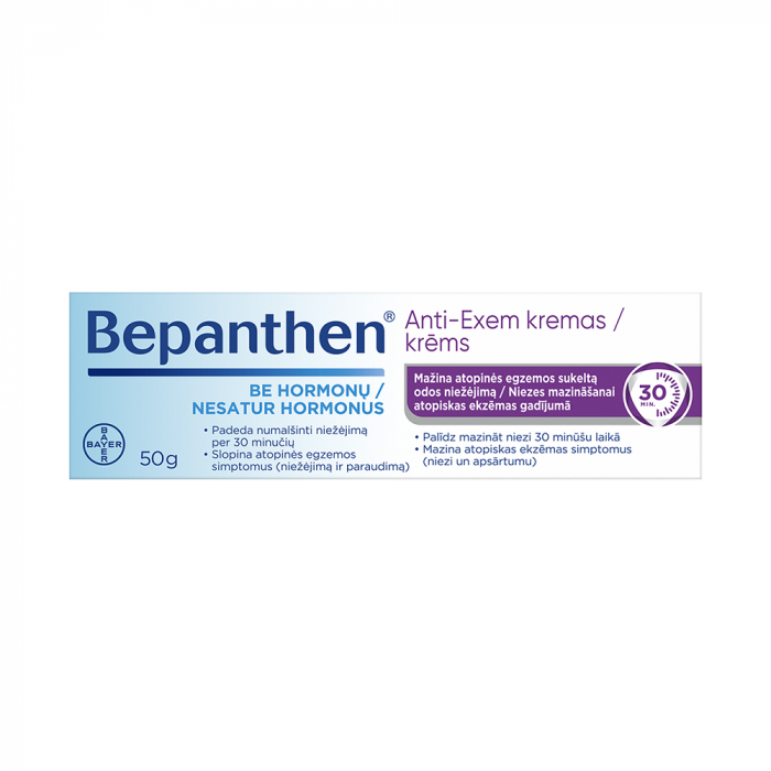 Perceivable pneumonia Survive BEPANTHEN kremas mažinantis niežėjimą ANTI-EXEM, be hormonų, 50 g | eurovaistine.lt Perceivable pneumonia Survive BEPANTHEN kremas mažinantis niežėjimą ANTI-EXEM, be hormonų, 50 g | eurovaistine.lt