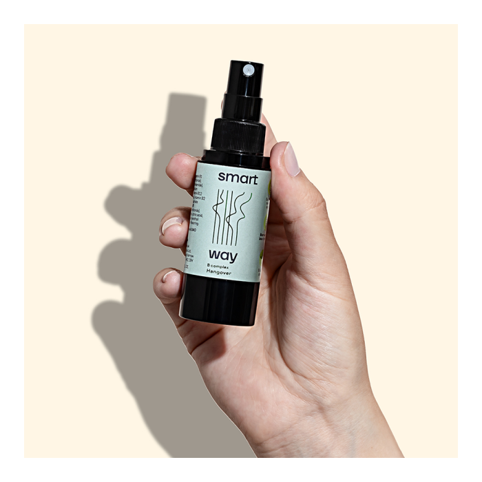SMART WAY purškiamas maisto papildas HANGOVER, 30 ml